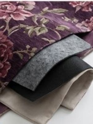 Sound Ventilated Blackout Jacquard Curtain Set