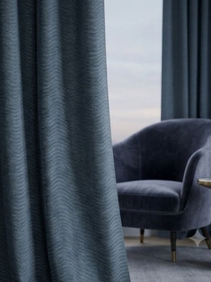 Wave-Fold Drapery & Track Set