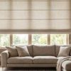 Natural Linen Roman Shade